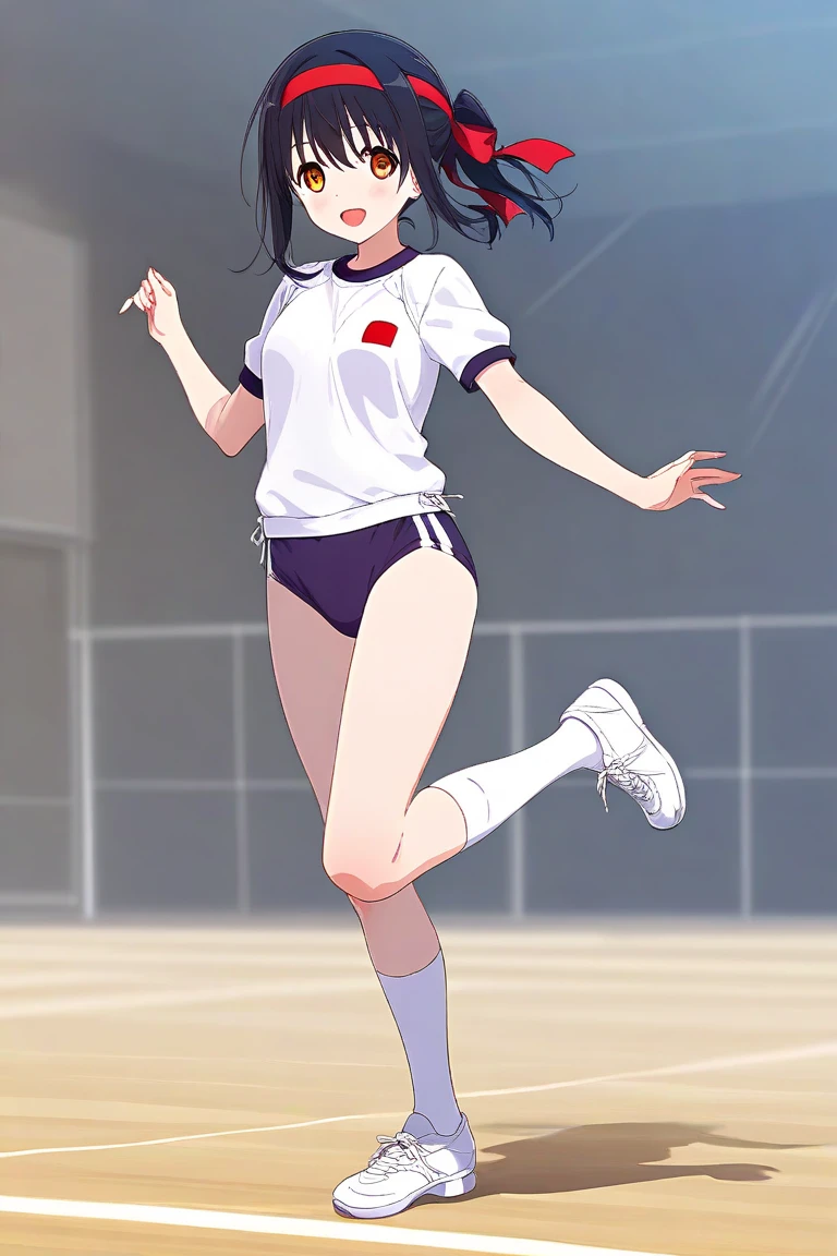 ((mejor calidad)), ((Obra maestra)), (detallado), cara perfecta, Joven de cabello negro largo y lacio, ojos rojos, pale skin, asian factions, 19 years, esbelta, busto mediano, bonitas curvas, estilo anime, elegante, only character in the image, red eyes, waiting for you, cute face, sexy, ballet clothes, dancing, in dance studio, in love with the viewer
