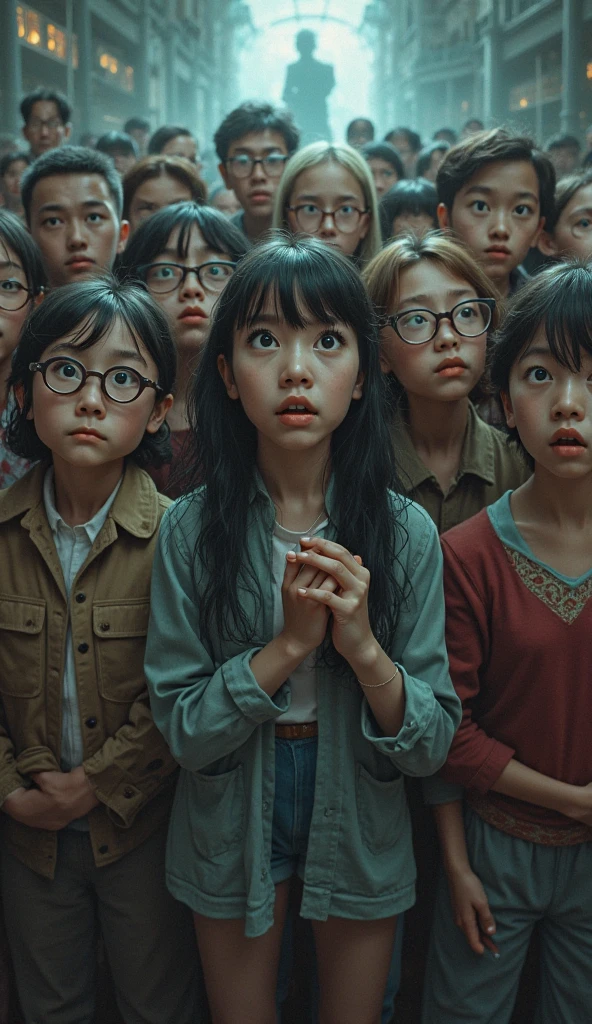 horror , (It's a Smell ward) , Children from all over the world in national costumes , moist thin eyes , glossy lips , heart is beating fast , It's a world of laughter, a world of tears,It's a world of hopes, a world of fear,There's so much that we share,That it's time we're aware,It's a small world after all