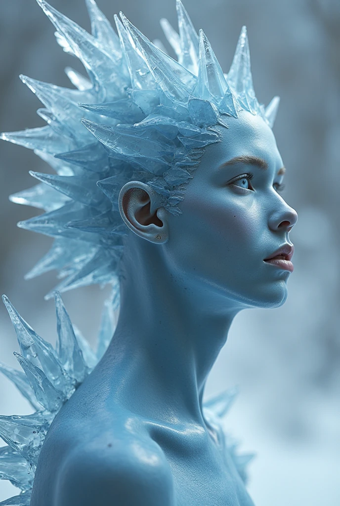 ((ice sculpted beautiful cyborg)), intricate, elegant, highly detailed, majestic, broken glass, (masterpiece, sidelighting, finely detailed beautiful nightmare:1.2), hdr, god rays, ray tracing, best quality, 16k, highres, textured skin, super detail