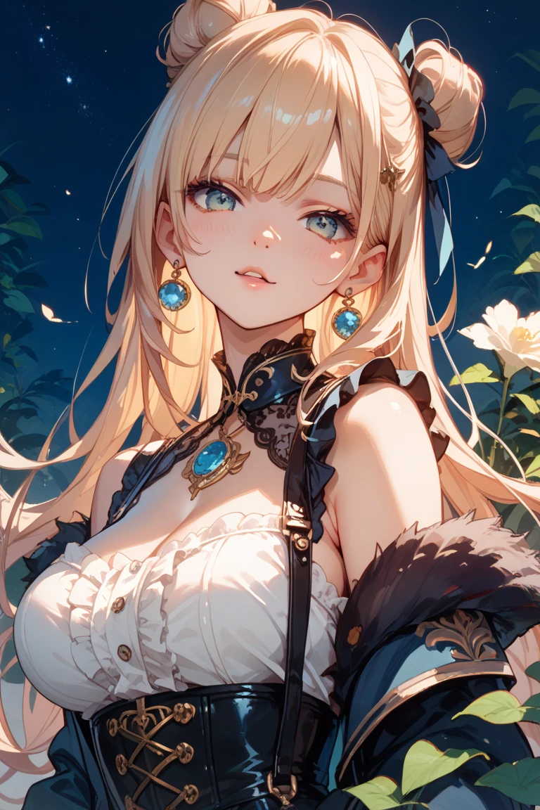 masterpiece, absurdres, best quality, ultra detailed, high Resolution, detailed illustration, bright colour, (extremely beautiful detailed face and eyes, Delicate beautiful face, 1 girl, cute face:1.3), (magenta eyes:1.1), sparkling eyes, big eyes, big breasts, (perky breasts:1.1), (pointy breasts:1.1), medium hips, glamorous body, white skin, BREAK, (blonde hair:0.8), messy hair, detailed hair, shiny hair, BREAK (undressed, fallen Angel, Angel Wings:1.3), perfect lighting, (embarrassed:1.3), (???????, vulgarity:1.5), (trembling:0.8), (art nouveau:1.5), (Zentangle:1.3), 