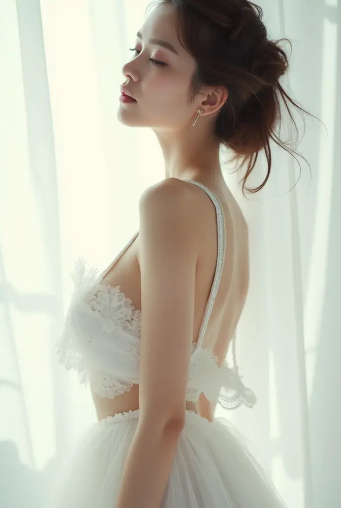 8K, Ultra-high resolution, Highest quality, masterpiece, 三分割法によるphotograph,Surreal, photograph, 1 Girl, (16 years old:1.3), pretty girl, Cute face, Beautiful eyes in every detail, 細かくdetailedに,masterpiece,One Girl:1.2, Japan Female Announcer, whole body,blank expression,Black Hair,Bob with bangs,ballet,Ballet Eco Stume,(tutu), gym,from behind,Captivating ass,Spanking,Delicate and smooth skin, Realistic Skin, Perfect and beautiful face ,完璧でCute face, Skin with attention to detail, Perfect limbs、Narrow waist、Thin legs)、Browsing Caution,Beautiful leg line beauty,Looking at the audience、beauty,Long neck、(((Ideal body type))),A cup small breasts :2,、Portraiture:2、Perfect Anatomy、鮮明なdetailed、detailed、Surreal、Light and shadow,Strong light