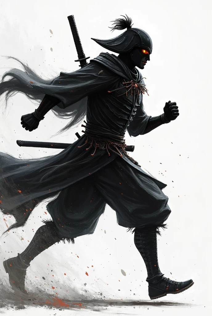 Anamo, 1 boy, Male focus, solitary, Stubble,, Masculinity, Black Hair, Blood, warrior, armor, helmet, Looking at the audience,, Upper Body