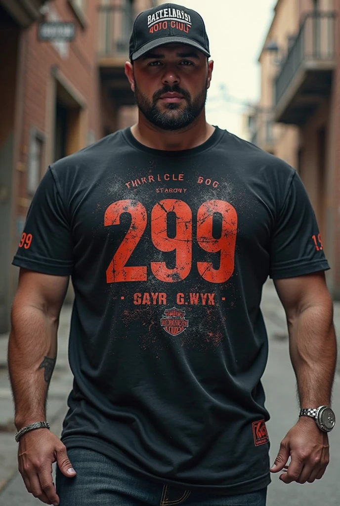 naughty man, average height, black medium hair, high muscle mass, eyes browns, medium arms, short sleeve t-shirt, shorts, tatoo,