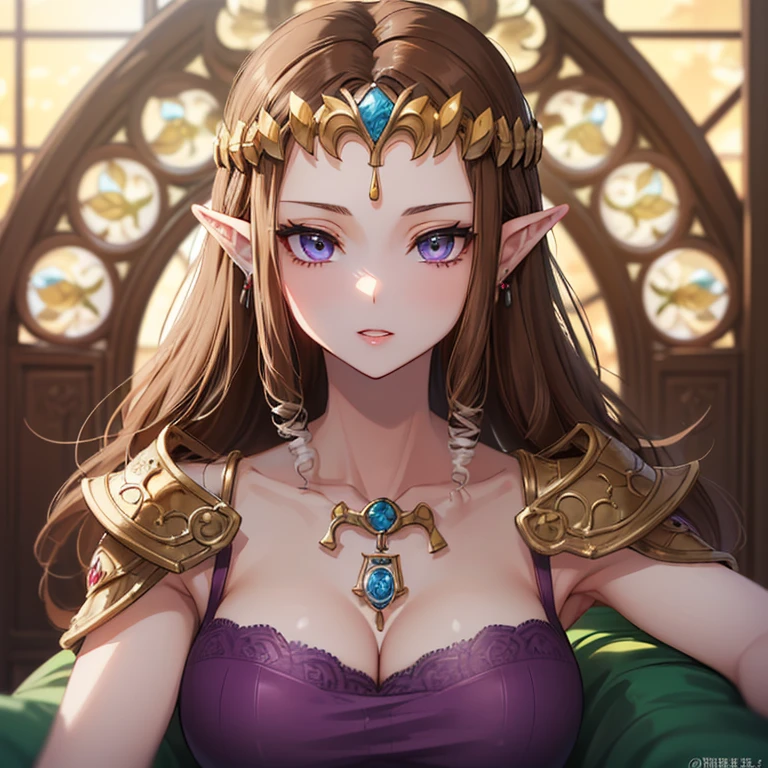 (((()))),((())),(((Side angle))),(((Expressionless))),((((Striking a sexy pose)))))),((Upper Body)),((alone)),((),Anime art style,masterpiece,(Highest quality), (Super detailed),(Very delicate and beautiful),(alone),(detailedな顔と目),Beautiful eyes like jewels,(,(((Mature Woman,Queen))),((Beautiful dark eyes)),((crinoline)),,((Straight long hair)),,Cleavage,(bed),length_gloves,Very gorgeous hair accessories,、(((()))),((((Adult Expressions)))),((((Beautiful Face)))),((((dress)))),(()),(((Long Hair)))),((((Straight hair)))),((Cleavage)),((((Dark brown hair)))),Princess Zelda,((chest is slightly exposed)), ((Highest quality)),,(Very detailed) ,(((((Green blouse))),(()),Brown Hair,, ((Highest quality)), (Very detailed),((detailed)),(((pray))),Nintendo, The Legend of Zelda),,((alone)), ((Highest quality)), (((Portrait of a single person))), ,