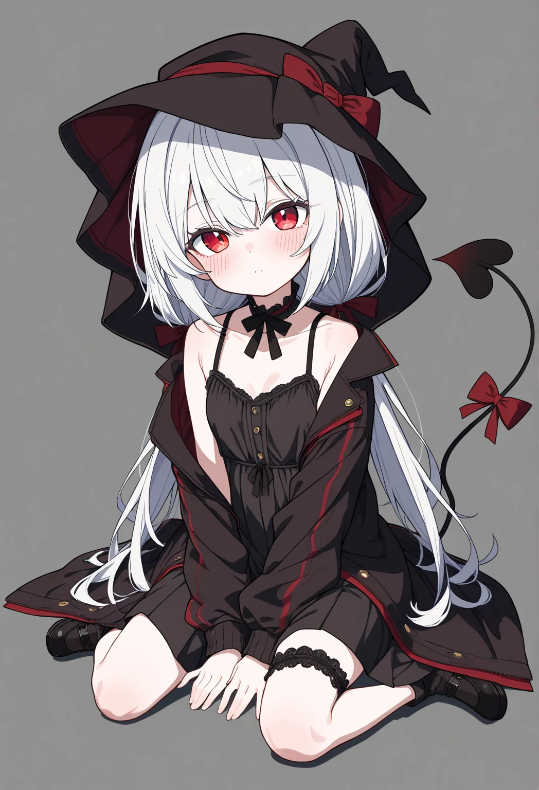 (NSFW:0.9),(solid color background all, flower wallpaper:1.2), partially colored, (little girl:1.4), three primary colors clothes, cowboy shot, lusty, alluring,((red Ixora)), small flowers, ((poison)), ((temptation)), undertaker, gothic style, detailed shadow and light,expressionless,sweet, (revealing clothes:1.2),gloves, tight strap, frilled trim, hair ornament, skinny,waist, collarbone,crotch,
BREAK
circle, dark:1.4,white,(((red))),