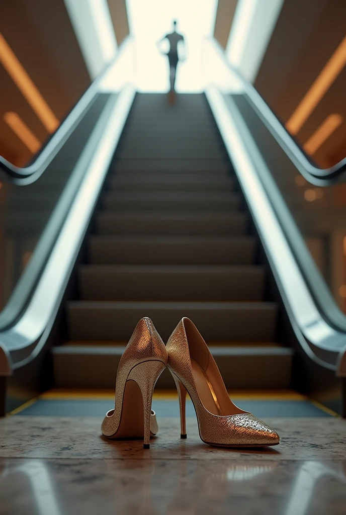 one woman walking with a cart in a shopping mall, elegant legs towering over you, beautiful legs, smooth legs, legs, close-up on legs, shopping mall, slender legs, beautiful legs, detailed legs towering over you, she is a lady, photorealism, 4K --auto --s2
