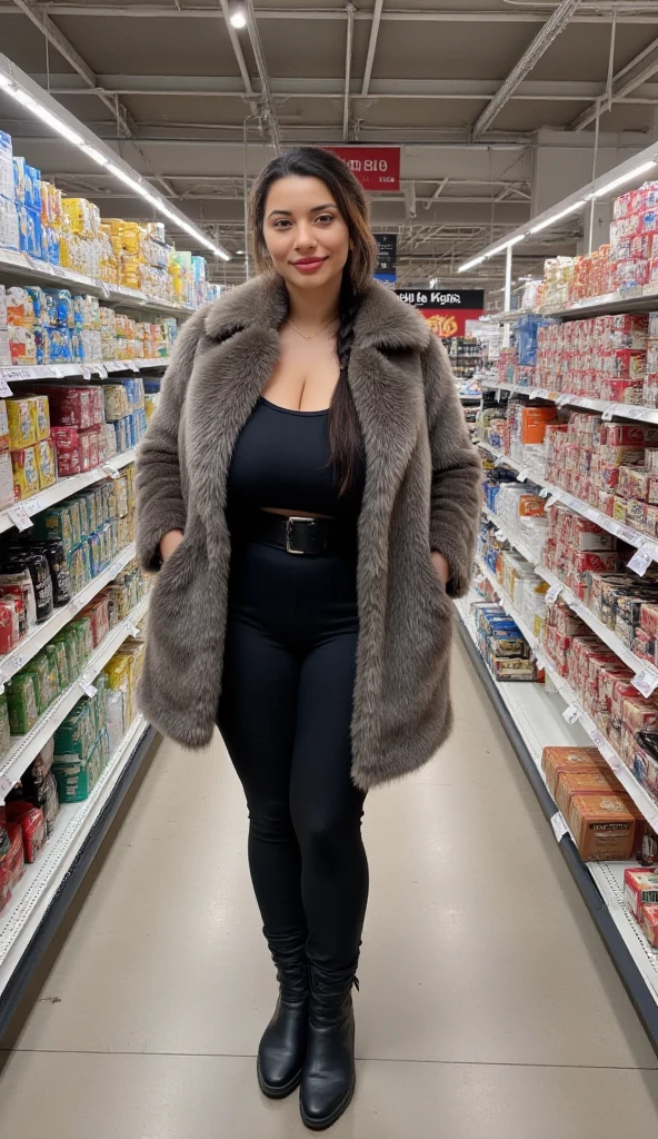 Arabic Woman, beautiful, sexy girl, ultra realistic, young woman, large ass, big bouncy ass, very sexy, Alluring, Tempting,  high camera angle, skinny curvy

Egyptian girl, long hair down to waist, eyes closed shut, darker skin, black nail polish, hour glass figure, facing viewer, coal black eye shadow

Pleasure expression, short torso, pleasure facial expression, mouth open wide, dark black eyeliner, mascara, eyelids black, very long shiny straight black hair

Short upper body, Egyptian arab, facing viewer, woman looking up, thick thighs, plump lips, looking down at woman, eyes closed

Big soft ass, Egyptian, beautiful Arabic woman, slender face, amazing cheek bones, curvacious, vuluptuous woman, wide hips, thick voluptous thighs

A round gold pendant necklace

Romantic mansion fireplace background, lanterns, lit by lanterns, campfire lighting
Laying down beside the fireplace on a white fur rug

(Top view: 1.2) 

High camera angle pointing downward at the subject

Very long shiny black hair down to waist

Darker skin tone

Long eyelashes

Very long straight shiny black hair down to hips

Wide hips, thin waist and fat thighs

Wide hips, thin waist, a fat round ass with cellulite, fat thighs

(Very short and curvy woman, very very short woman
Make woman 150 cm, 5ft tall)
Make womans stomach shorter in length, short abdomen

38 GG droopy breasts: 1.3

Short curvy cellulite body

(Very big natural sagging breasts, soft cellulite)

Plus size woman is very short in height and curvy

HEIGHT OF WOMAN IS 150CM, VERY SHORT IN HEIGHT

Very curvy hour glass shape, short and curvy, short legs, short abdomen and stomach
Very short woman

(gigantic breasts, large breasts, huge breasts:1.3)

Plus size woman, abit of cellulite all over body

Perfect cheek bones, sunken cheeks

Huge gigantic ass and wide hips

Soft and squishy breasts

Beautiful face, model look, plump full lips

Wearing a black choker

150 cm tall, woman is very short and curvy