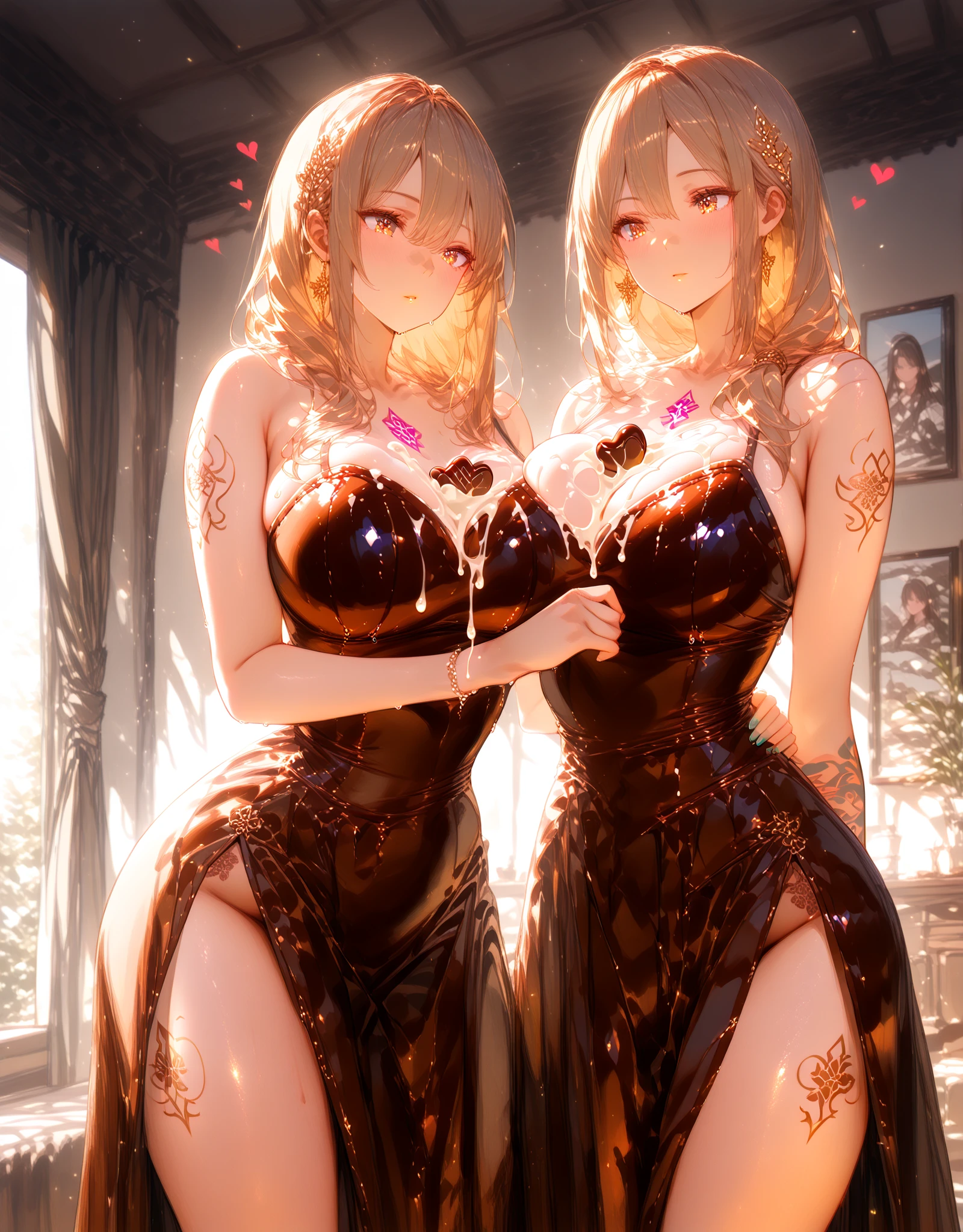 Ultra HD、Ultra high definition、Noise Reduction、perfection、Image quality adjustment、Balance Changes、Optimal Lighting、Minor corrections、Detail Correction、、(((Special baths、Soapland、bath、Bathtub)))、((Japanese、Beautiful mature woman、Beautiful feet、Long legs、Gray Hair、Bob Hair:1.2))、((Black Bodycon Dress、No underwear、Shaved、Fishnet tights、Tight clothing:1.2))、Camel Toe、Giant tit、Nipple Puffs、Cleavage、Plump、Super big breasts、Super big butt、Bubble butt、Earrings、Earrings、necklace、Thick lips、Heterochromia、Bracelet、Caster wheel、first round、Hair Charm、Lip gloss、Long False Eyelashes、Ahoge、、((Momoka Ogawa、Sexy Actress、AV actress))、((a dress with a ladder-like back:1.5))、Mons pubis、((Super big breasts、Super big butt、Saggy breasts:1.6))