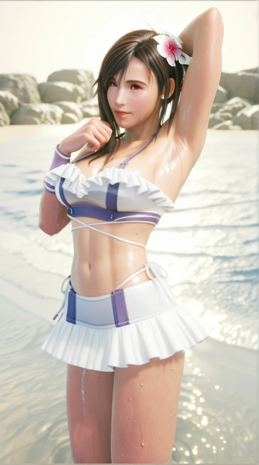 Images that show the beauty of artificial intelligence, such as symbols and circuits that overlap with an impressive palette of vivid and seductive colors. Showing teeth and smiling, twintails, 17 years old