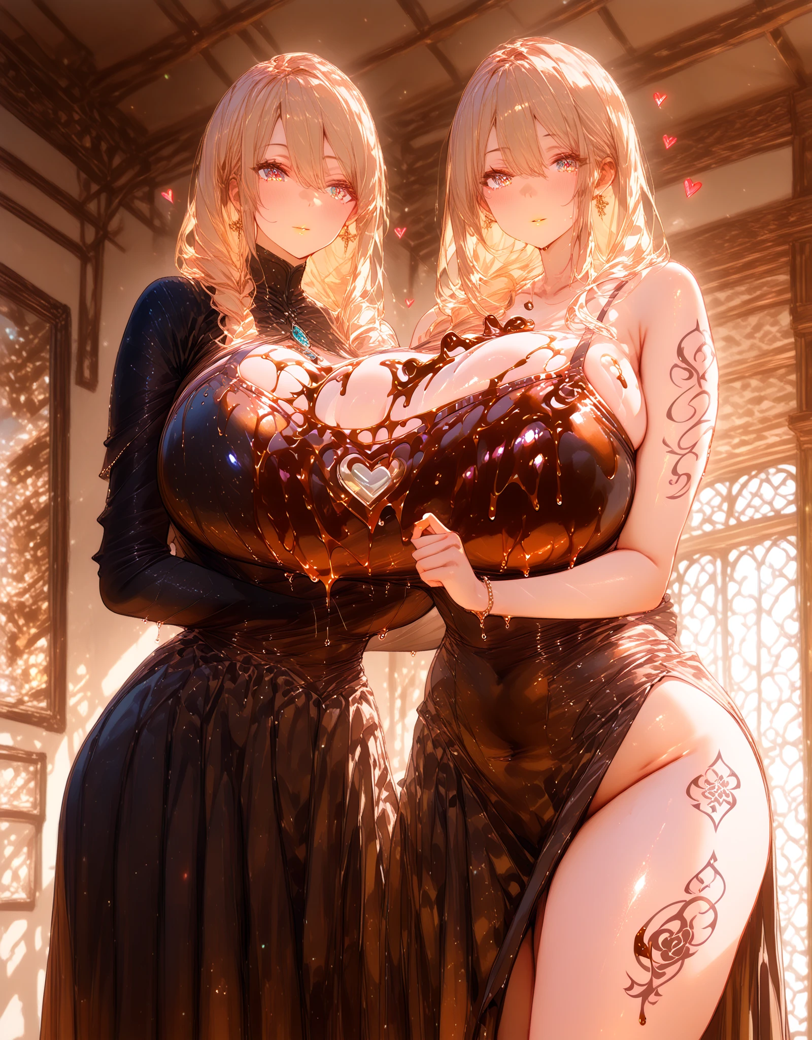 natta,(natta:1.8),(City lights:1.9),(Black Themes,),夏天,hot onsen,(Sexual huge breasts cleavage:1.9),1female,full bodyesbian,brunette color hair,extra very long hair,grinning smile,Raised sexy,Double breasts,Large breasts,dynamic angle,Dynamic pose,exteriors,Chinese-style architecture,High color saturation,Color saturation,(trinkets:1.9),Wear jewelry,warm lights,warm lights,Ray traching,cinematric light,(raw photo:1.2), (真实感:1.4),absurderes,Incredibly Ridiculous res,hugefilesize,ultra - detailed,A high resolution,The is very detailed,Best quality at best,tmasterpiece,illustratio,very fine and beautiful,The is very detailed,CG,unified,8k 壁纸,Amazing Cleavage,finely detailled,tmasterpiece,best qualtiy,pureerosface_v1,ulzzang-6500-v1.1,