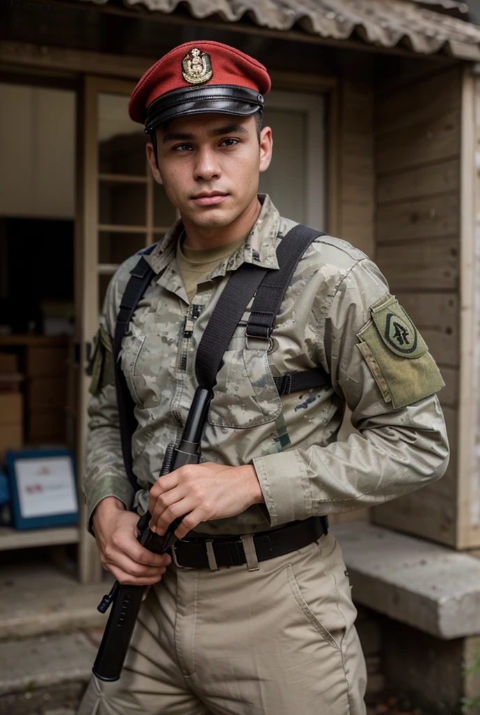 a cat soldier, special forces, well armed, USA, sniper, helmet with night vision,