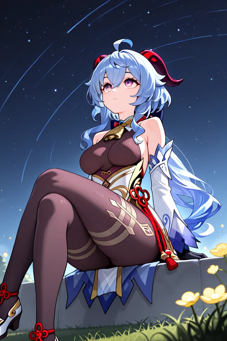 Anime Style,こまかく書き込まれたpeopleがたくさんいる背景,Space Colony,people,笑顔の吟遊詩peopleのエルフ,Mature Woman,Large Breasts,Protruding buttocks