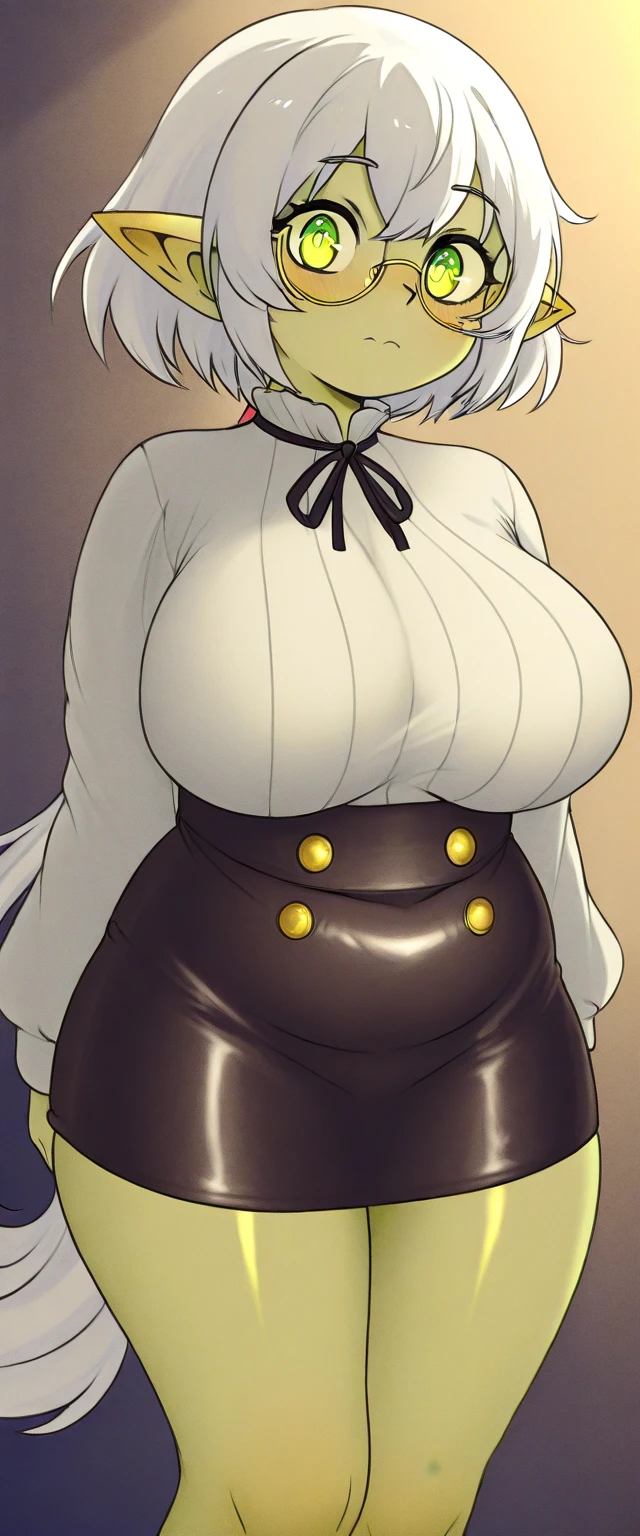 (best quality), (masterpiece), 1 girl, early 20's, huge heavy breasts, busty, massive breasts, thick, thick lips, wide hips, thin waist, Disembodied Head, holding head, headless