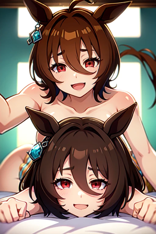 two women, in the desert dunes, Sunnyday, new, cru, ultra HD, 8K, (close up:1.1), cos, cos altamente detalhado, new, dazzling eyes, smallbreast, cat ears, short in stature