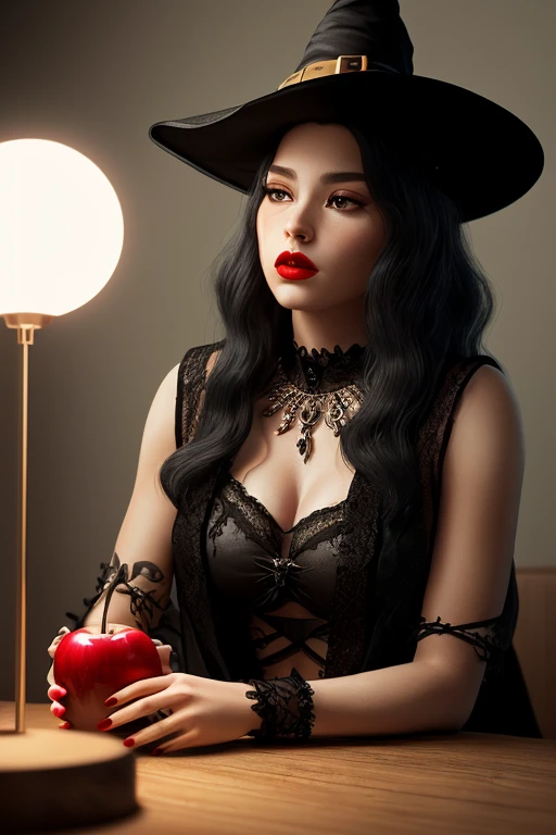 A cute sad vampire girl (Vietnamese, age 25, waif, waist length hair, violet eyes), sheer outfit, sultry pose, she just wants to drink viewers blood, why so shy?