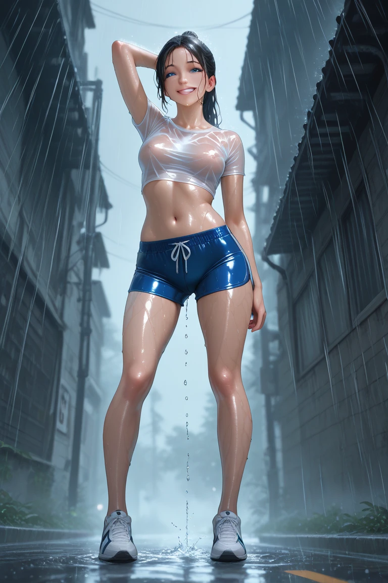 masterpiece of ExtremelyDetailed (ProfessionalPhoto of Stunning women:1.4) Looking at Sky, (((Downpour))), BraidHair with bun, (Joyful Expressions LifeLike Rendering), ((Extremely detailed beautiful face and eyes, ElaboratePupils with sparkling highlights)) BlushAhegao SmoothArmpit LiquidSoap WhiteBubbles (((WetHair))) BREAK PUNIPUNI (((Setsuko Hara))), Beltbra Thongs, (Torrential Rain:1.4) (SparklingDrops:1.28) {Overflowing HUGE Underboob|Overflowing WaterDrops|Overflowing water}((({WetSkin|WetFace|WetHair}:1.37))), (SFW), HiddenHands, MotionBlur (BokeH:1.4), (no extra limbs), (no extra eyebrow), {Mystical Sight | ((Dazzling RainbowColor reflections and particles)) | ((Flying FullBody))|(((from below)))}, FlowerHairpin, Full of flowers, Overflowing Flowers , (((Glowing body:1.37)))