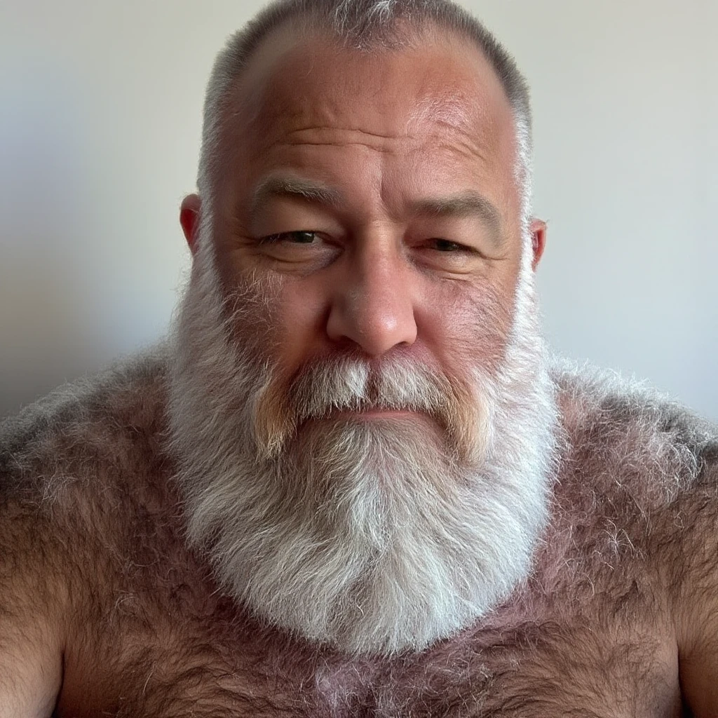 Plump old man, 60 years