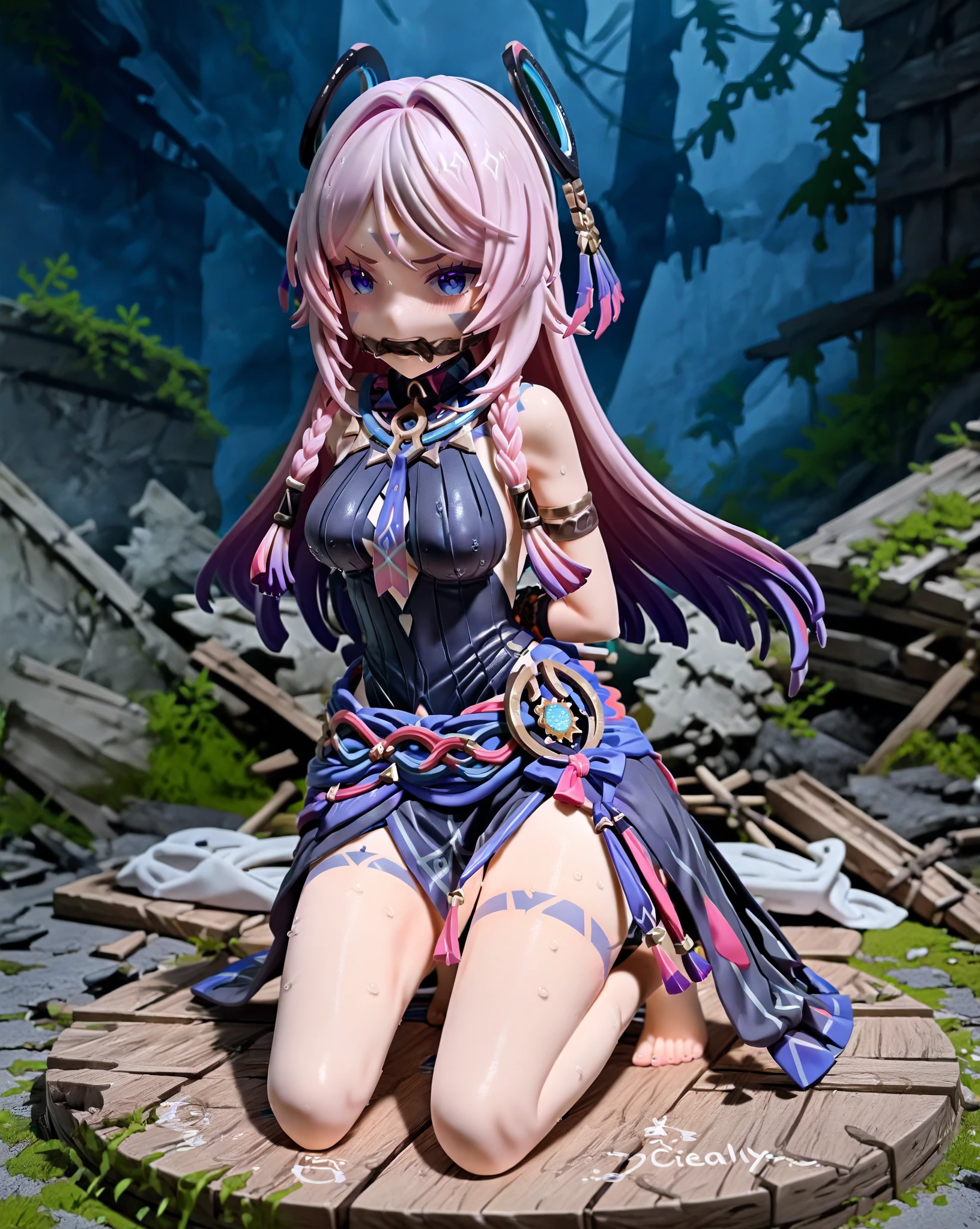 female, ((masterpiece, best quality, ultra detailed, absurdres), solo, short hair, breasts, looking at viewer, hime cut, ringed eyes, skirt,gradient hair, raibow hair,bow, cleavage, medium breasts, full body, short sleeves, socks, belt, black footwear, mole, sneakers, lips, maid, maid headdress , bed,hornsgirl, horns, wings, from_side, taking off shirt, open shirt, from above