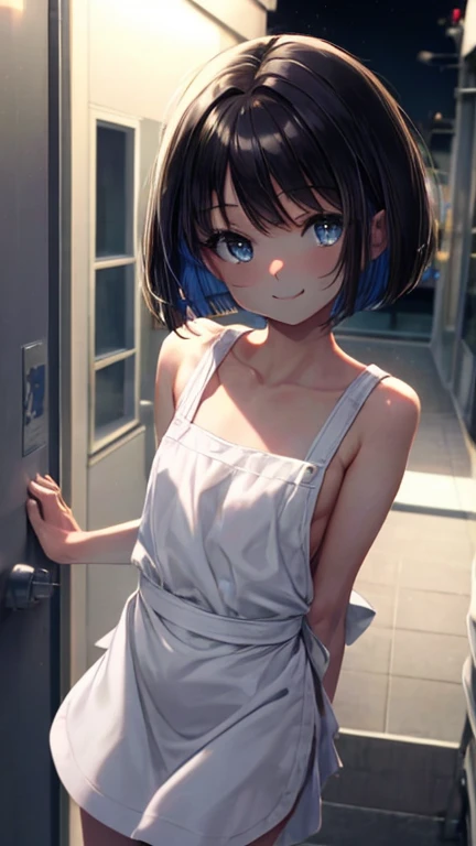 cute girls, lifting pinafore, spreading legs show panties, purple panties, show smooth armpits, sweaty body, pony tail, brown hair, shy expression, light purple panties, detailed panties, infront of class, body covered in cum, wet body, face covered in