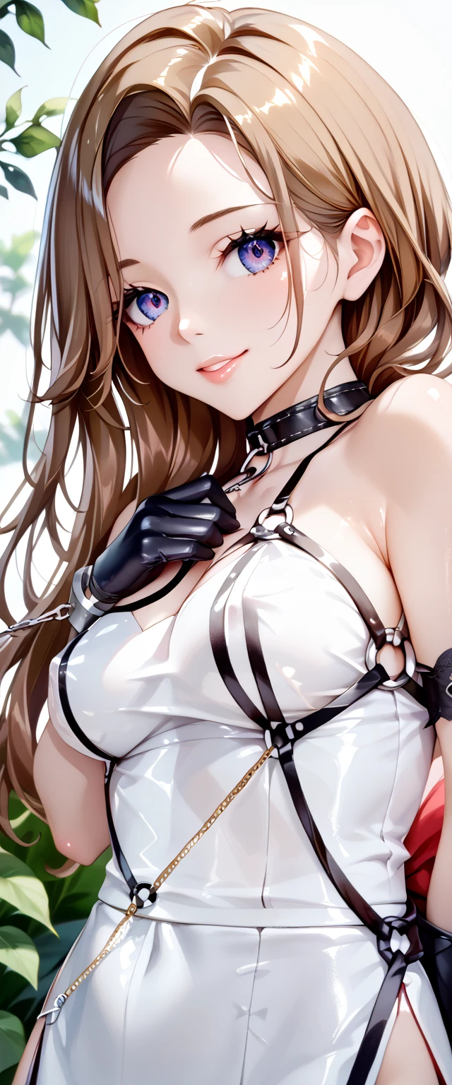Pale Russian skinny teen . Tied up in a tight lingerie . Large animal collar. Vibrator. Cumming too much. Pleasured face. Thick ballgag.