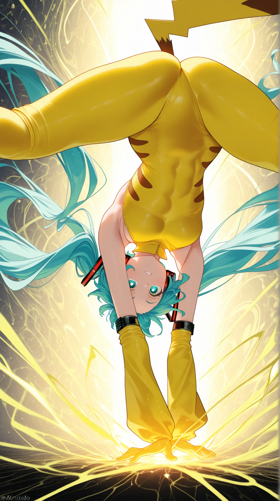 Asuka Langley, huge tits cameltoe, battle scene, Eva 02,