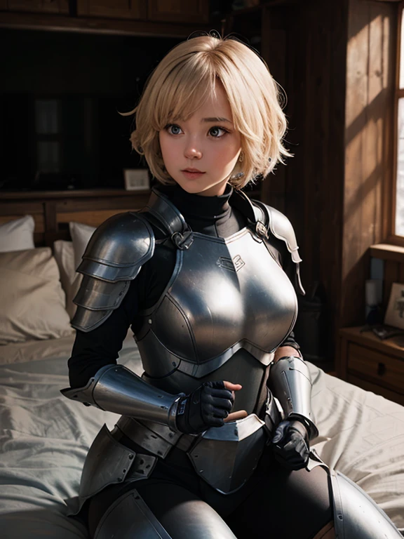 ((A young adult blond male dragoon wearing erotic armored leotard and armor plates rubbing and humping his crotch against his weapon that is positioned in between his legs)), he is breathing heavily and his body is twitching as he rubs the weapon in between his legs, NSFW, hentai, porn, erotic, ((he is using weapon to masturbate and hump))
