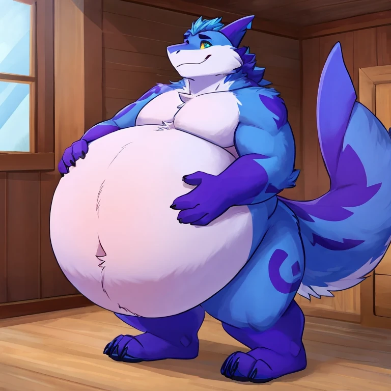4k ultra quality, 4k full body view,ultra high detailed body,blue skin fur,male,wolf detailed body, detailed belly, white belly fur,Mpreg wolf, wide chubby face,old wolf,beard,hairy belly,nipple, big fat boobs on man,overweight male, chubby belly, huge belly, ((round belly)), obese belly, (enormous belly), ((ultra enormous body)), massive body, big musclegut, massive,(wide body), massivegut, massive body,(enormous gut),Mpreg, pregnant belly,big fat boobs,lactating, pregnant gut,enormous belly, mature male by mystikfox61, by glitter trap boy, by bebebebebe,by morethreedee, by seibear,naked,scar on belly and body,warm atmosphere,forest,night,lean open leg pose,clit, wet pussy,pussy on man,wet pussy