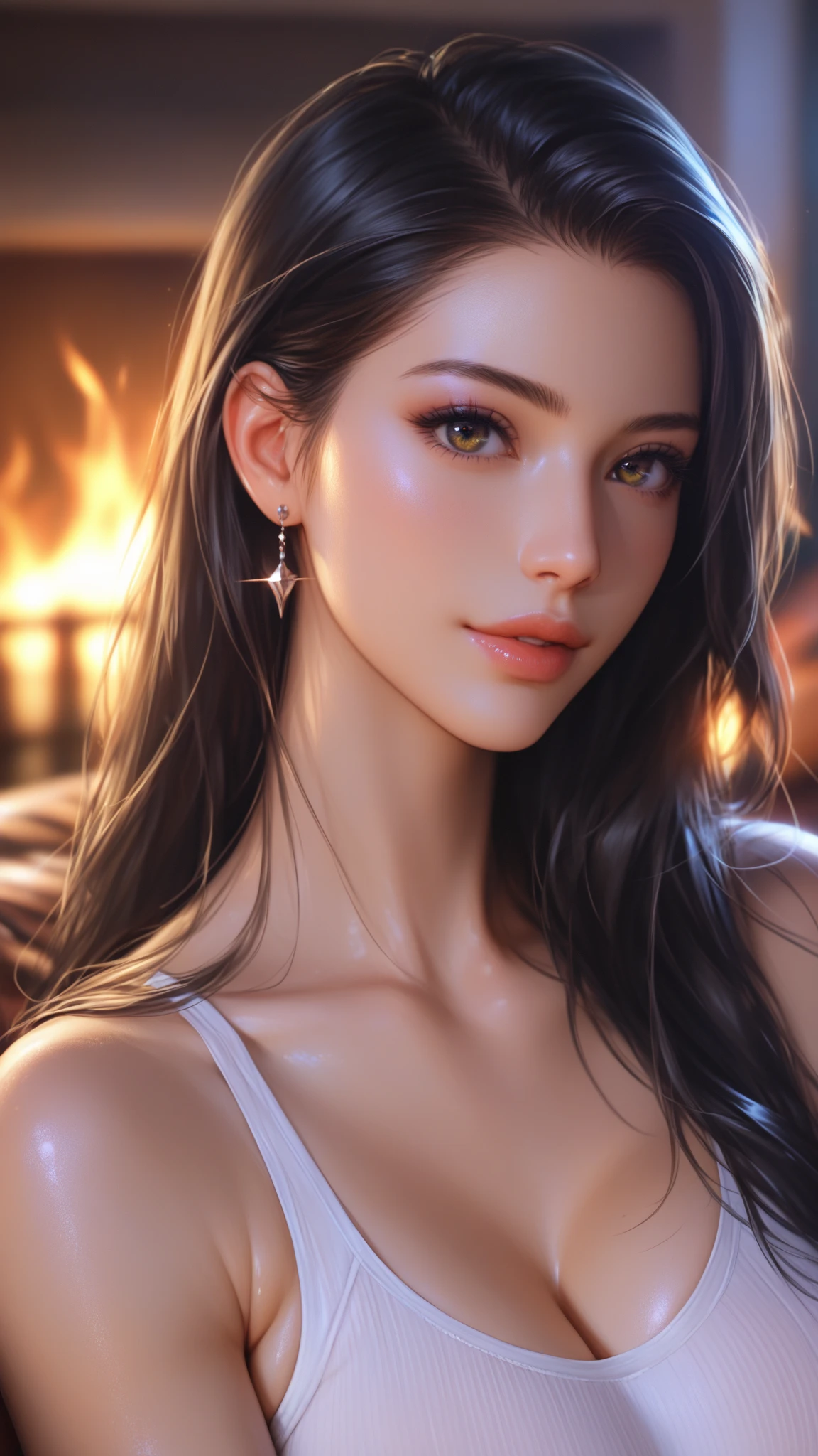 This image wear satin realistic ultra 4k