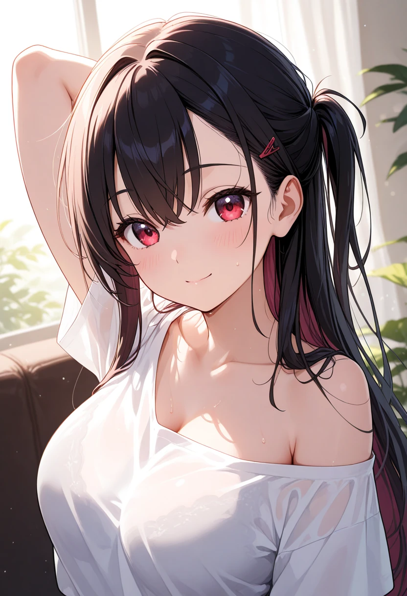 {{{{{16k,Ultra High-resolution realistic photograph of neat virgin first-year junior high school girl's in School-designated gym uniform with junior high ribbon as pretty as a actress in Grass schoolyard, She's in the first year of middle school, but she's too well developed, her cleavage tits are too beautiful, Her bra is showing through under her gym clothes, She's a virgin but she's popular popular popular and she just has an aura of being popular}}}}},{{Extremely detailed}},{{{{{dye her cheeks flush and integrated her head pure small, thick lips, Enchanting thick gross idol's Lips, She's a volleyball player so she has big boobs}}}}},{{{{{dark colored bang ponytail hair}}}}},{{{{{She get more attractive and smoother her body, her expression and appearance are transformed into that of a pure, Her white tits are so fluffy, and are depicted in great detail, but her sex appeal from her cleavage fills the schoolyard, her bodyline and tits and hips are getting cuter and cuter, She has been reborn as a pretty one-in-a-thousand-year girl with a sparkling aura of cuteness}}}}}