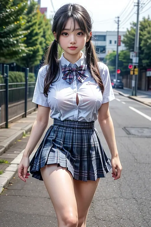 hight resolution、high-level image quality、in 8K、Real live-action、Raw photography、top-quality、masterpiece、masutepiece、Erotic、Pupils、Light Blue Bra,de pele branca,kne,(Flesh-colored pantyhose),Detailed panty patterns、panties focus、Pale light blue panties、absurderes,a small face、huge-breasted、Parting the bangs from the middle、Forehead visible,(a cold expression<Tight eyes,glares,Bullish,Thin anger)、masterpiece,top-quality、超A high resolution,Raw photo,ren,Beautiful fece,One Person, 独奏,Dark look,Small breasts,fullllbody、Very nice、JK school uniform,hi-school girl,A Japanese Lady,is standing,(Photorealsitic:1.37)、Photon mapping,Light blue ribbon,Realistic、Cute little face,Brown-eyed、22year old、(Red bow tie)、Radio City、Physically Based Rendering、Foreground、depth of fields、Blurry background、a picture,The girls、Body,beauty legs, Long legs, Thin leg,Long bob cut,(Bangs are visible), hair, s lips, Blue_The eye, nosesoft,(PINK SHIRT), (Navy pleated skirt), Knees are visible,Sheer clothing, Thigh, Nogizaka Idol, 女優, Japanese ido、Sparkling eyes、shiny lip、too bright natural light、The Bright Sun