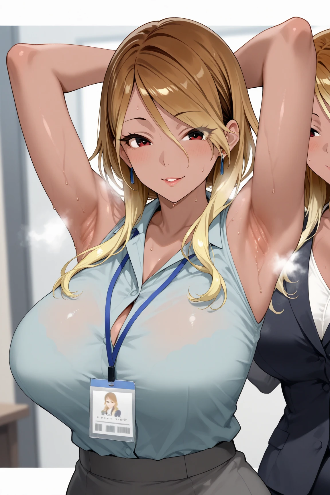 (8K, Super high resolution, A masterpiece of the highest quality, professional detailed wallpaper, Ultimate Highly Detailed Everything, anime images, game CG), perfect human body、detailed face、detailed eye、 (Beautiful eyes with attention to detail, heart shaped eyes, big breasts, burst, cleavage, huge , so perfect anatomy body parts, so perfect , white skin), (spoken heart)、(((mole under eye、Sweat、Oil,glowing skin、realistic skin texture、fine and beautiful skin、shiny skin、艶やかなwhite skin))),
break girl, (dressing :1.3), highly detailed eyes, beautiful lips:0.8), full body figure、reflected light、bokeh shading background、random pose、bedroom、Neon lights shine at night、Smile sadly while tilting the glass、red face、drunk、throw、white shirt and office lady clothes、company employee、Female Boss、