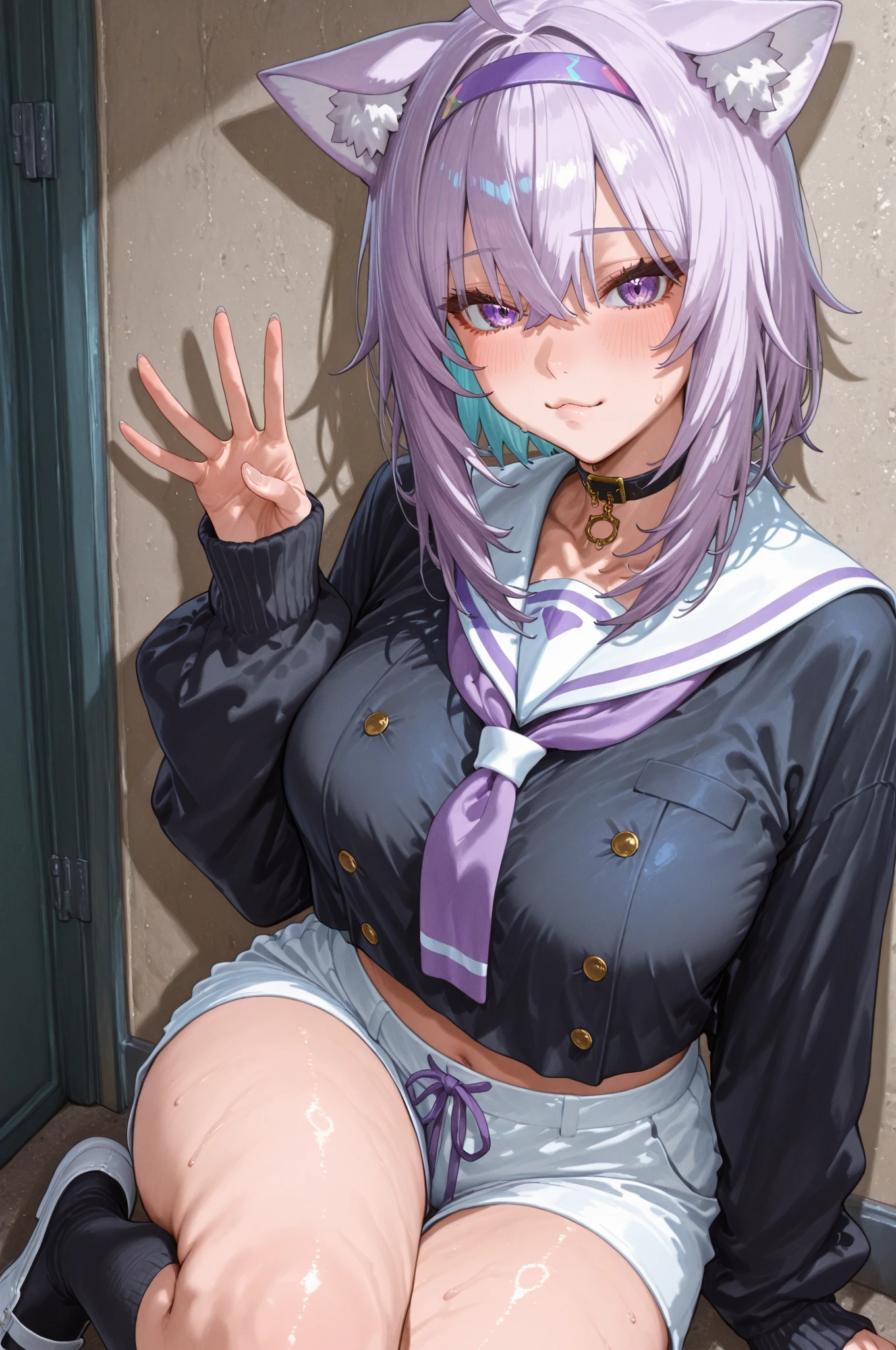 NSFW,((1 man and 1 woman,having sex)),(supright straddl),vaginal penis,pink hair,twin tails,heterochromia,beautiful eyes,hair above one eye,,Bare breasts,Smile with open mouth,masterpiece, top-quality, Hi-Res, Celia Clare,, beret,perfect body,perfect hands,Striped socks,simple background