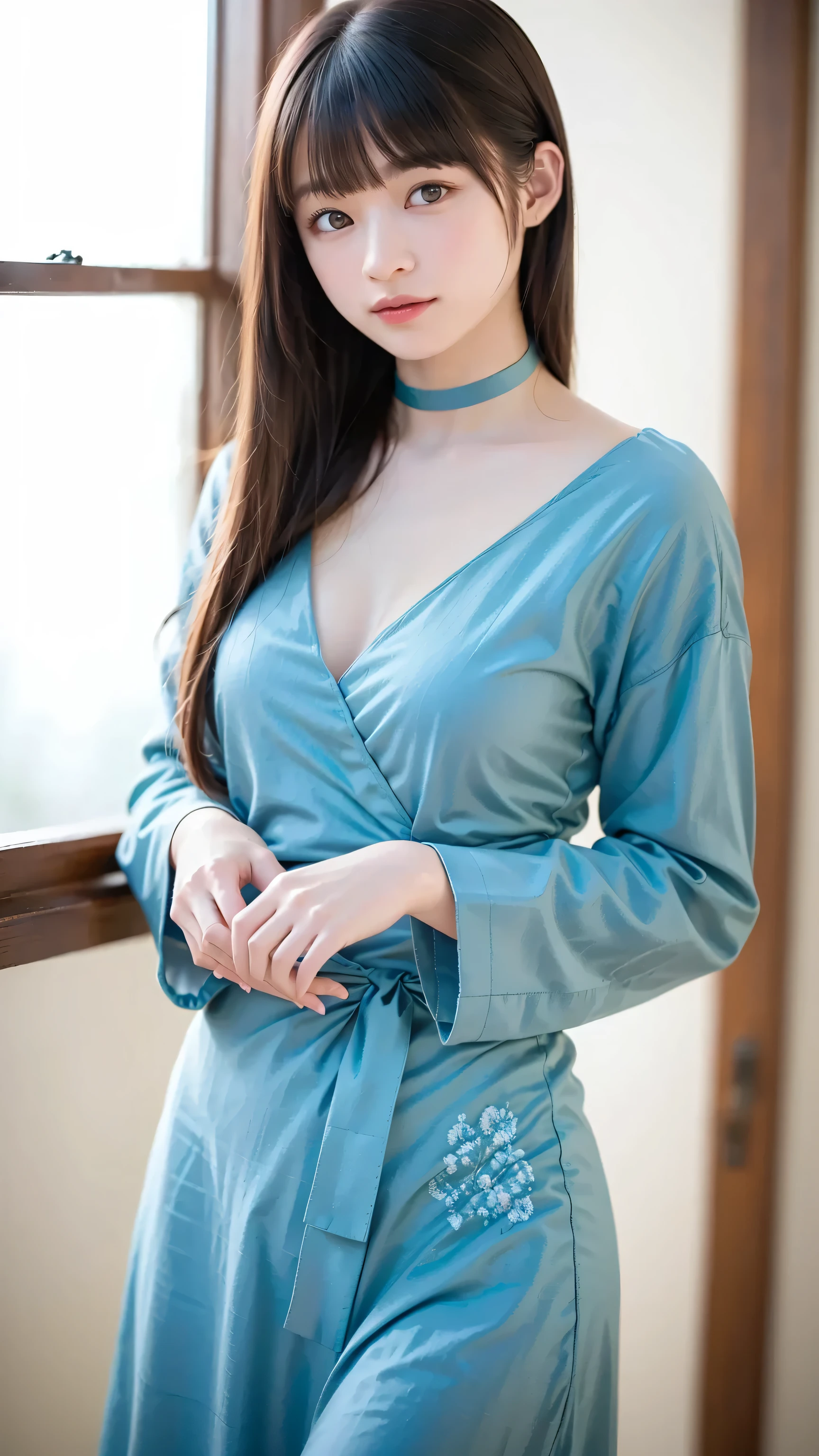 the most real、highest quality、best pixel、8k ultra、(photorealistic stick:1.8)、
1girl, Portrait、beautiful face、detailed face、face sharp focus、small head、A well-proportioned body for seven heads、perfect makeup、perfect proportions、Bewitching、sexy、Beautiful floral hair ornament、jewelry、earrings、brooch、crown on the head、A necklace with many jewels、earrings、
(Chinese costume with many phoenix patterns)、Translucent clothing、(Gorgeous and elegant)、thin mesh socks、
The background is inside the castle、Blur the background、depth field:1.3、blur、