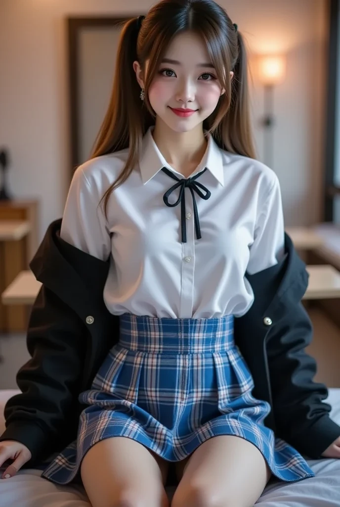 blue tie