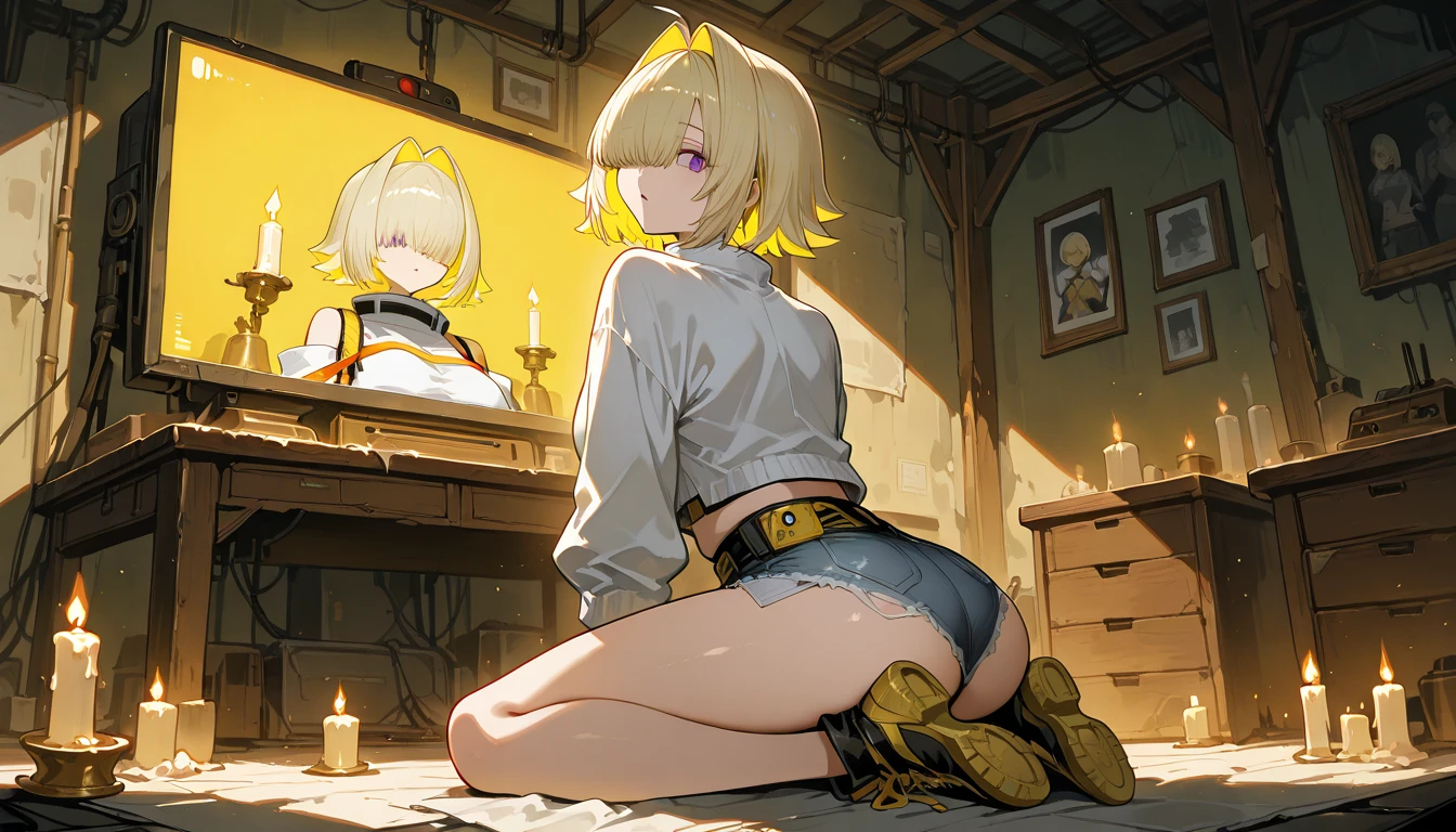 In 8K、Highest quality、masterpiece、Ultra-detailed、Ultra-high resolution、((1 person))、ponytail、Yellow Hair、Braided hair、compensate、Home、Sitting on the floor、naked足 , Legs open。Looking at the camera , Perfect hands, Complete Anatomy), nude , naked , M-shaped feet, Woman opening her legs , Spread your legs , Show your hand , Tied to a chair in the basement, Constraints, BDSM, Constraintsされた足, Constraintsされた腕, bound, bound to chair, rope, tied with ropes, Beautiful body, Beautiful Face, tied to chair with ropes, Constraintsされた身体, Unable to move, bondage ropes, Tied up, 機械Constraints, fully Constraintsされた身体, ropes everywhere, 厳密にTied up, hardcore bondage ropes, 機械Constraints,Showing off cameltoe