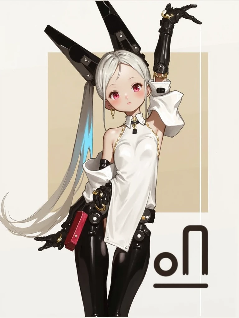 Best Quality, Masterpiece,1girl,solo focus,vvi\(artstyle\),animal collar,see-through,hair in mouth,pop,white hair, <lora:animeTarotCardArtStyleLora_v30:1> <lora:vividImpactfulStyle_v40g:0.7>
