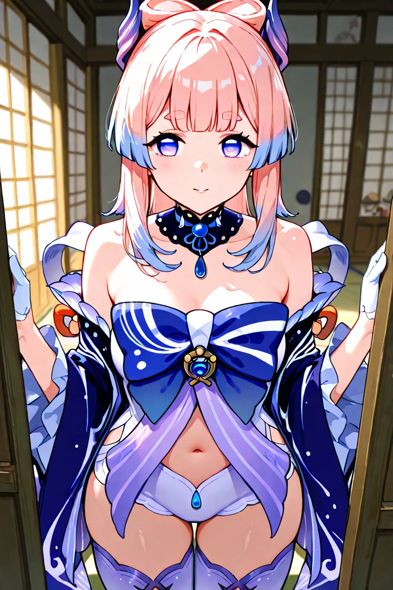 1girl ,20s,light blonde hair,short hair,(yae miko hair style),white high heels,white pantyhose,sheep ears, curled horns,church, stained glass, in a glowing dress, fantastical, illuminated, serene, majestic, colorful, reflective, ethereal, spiritual, tranquil, vibrant, intricate, patterned, ornate, mystical, elegant, shimmering, radiant, graceful, peaceful, historic, sacred, artistic, dreamy, whimsical, solemn, enchanting, divine
