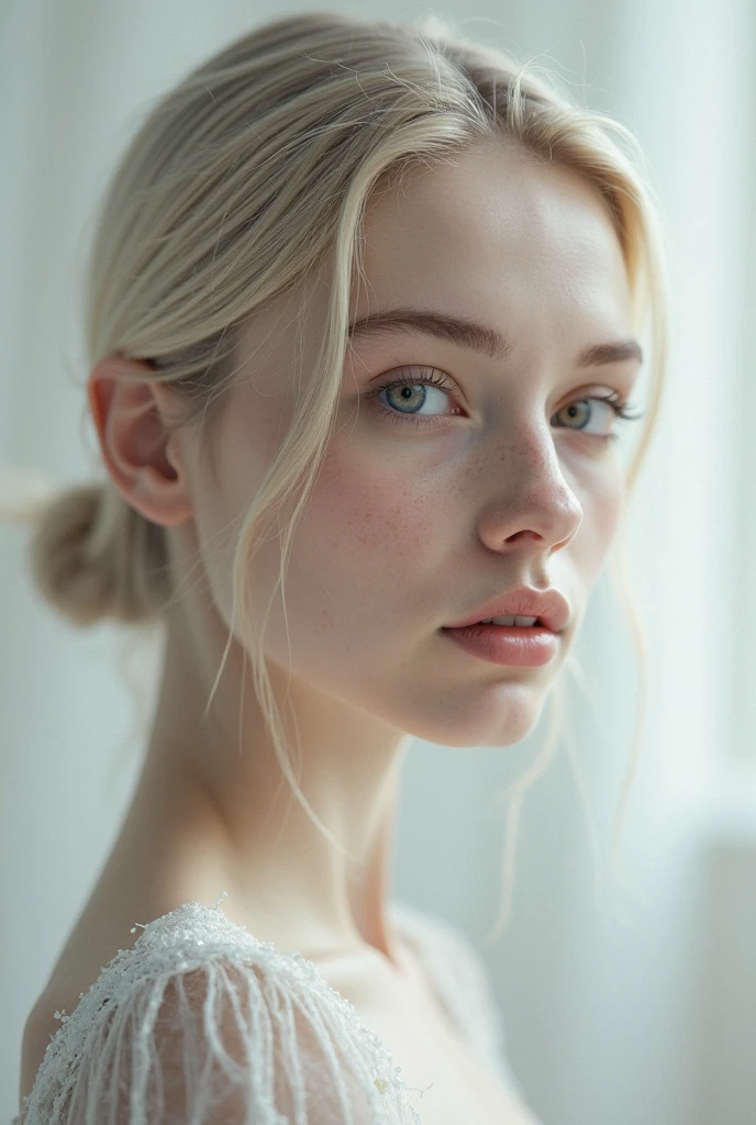 Un portrait photoréaliste d'une quebecoise de 21 ans avec de longs cheveux noirs flottants et des yeux sombres saisissants. Elle doit avoir une expression naturelle et accessible et être éclairée par la douce lumière du soleil dorée. L’arrière-plan doit être un décor extérieur pittoresque, peut-être un parc ou une plage ensoleillée. Capturez cette image avec une photographie haute résolution à l'aide d'un objectif 85 mm pour une perspective flatteuse (NSFW) gros butin 