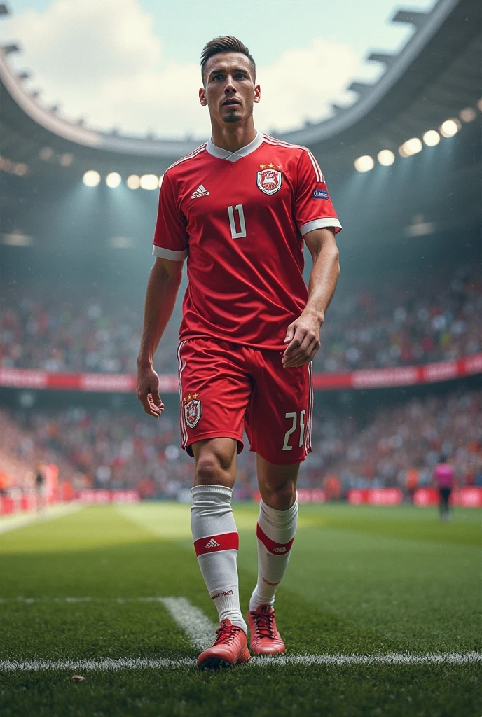 Footballer ready to talk