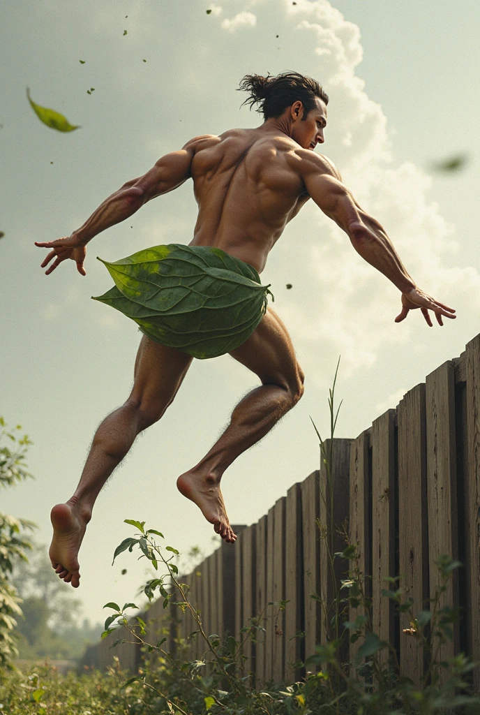 HERMES THE GREEK GOD, running pose, from side
