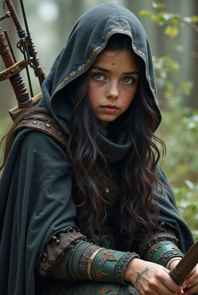 Uma Targaryen filha de Daemon Targaryen e Laena Valeryon, She is about 13 to 14 years old but is already responsible and mature and also rebellious and difficult to deal with like her father., but has the consciousness of his mother, seu nome é Aurelys Targaryen, has hair like her sister Rhaena Targaryen, the difference is that yours are black like your grandmother's, her skin is dark like her mother's and her eyes are violet like her father's, She hates wearing dresses because she finds them uncomfortable and prefers to wear more masculine clothes., She also knows how to fight with swords perfectly, being strong and skilled., but even so it is of exuberant and admirable beauty, and also of great elegance.