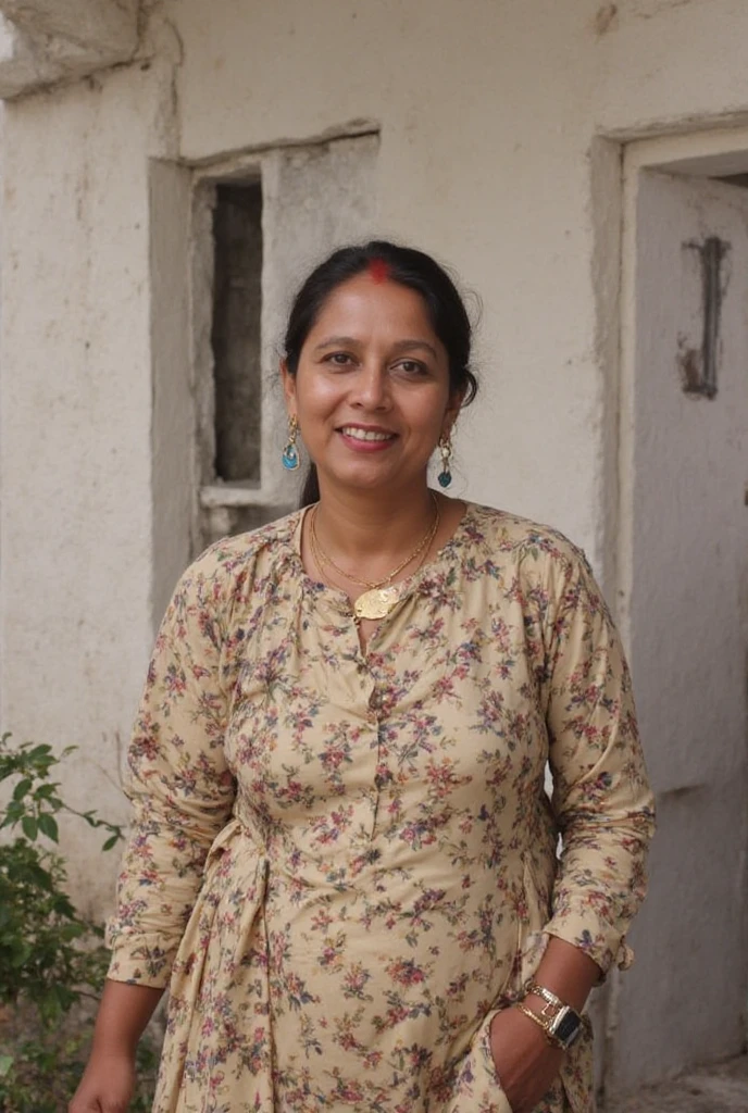 Create this woman as queen of india