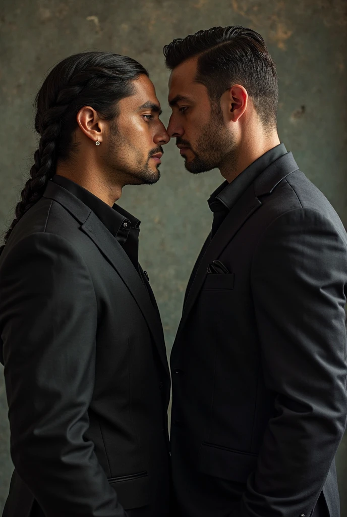 faaris azura hugging each other in the same picture, faaris azura hugging, muscular faaris azura antwined together, faaris azura and boyfriend, two muscular men entwined, handsome faaris azura and boyfriend