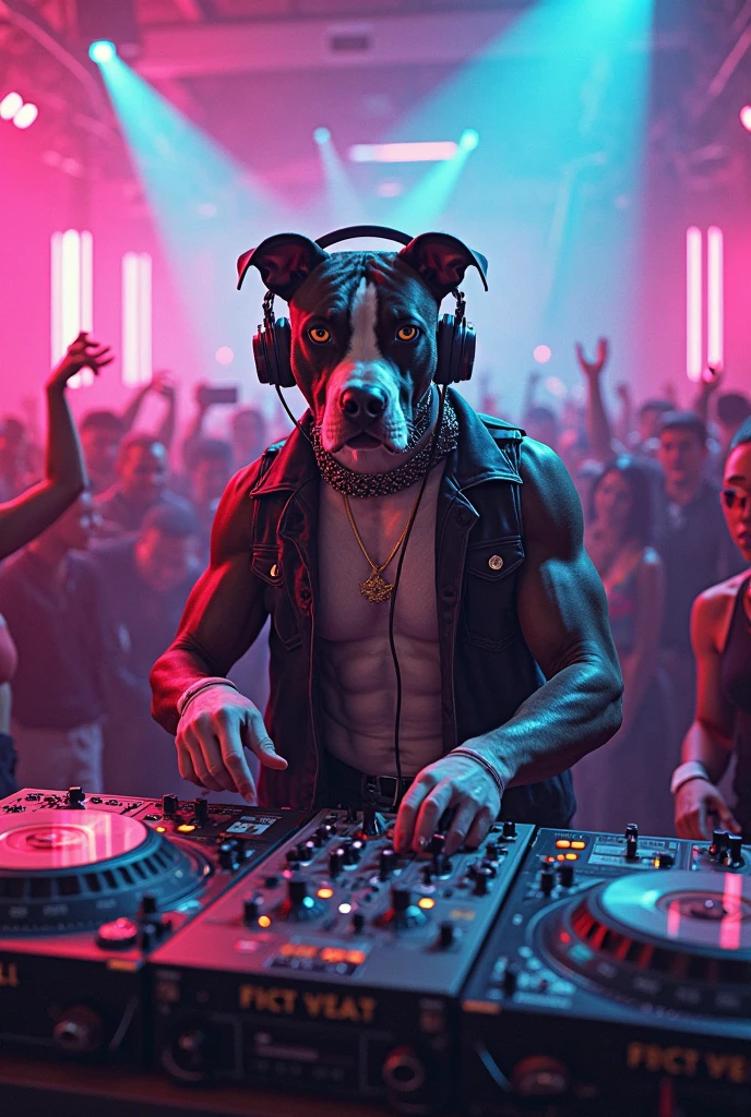 Strong Argentine Dogo DJ