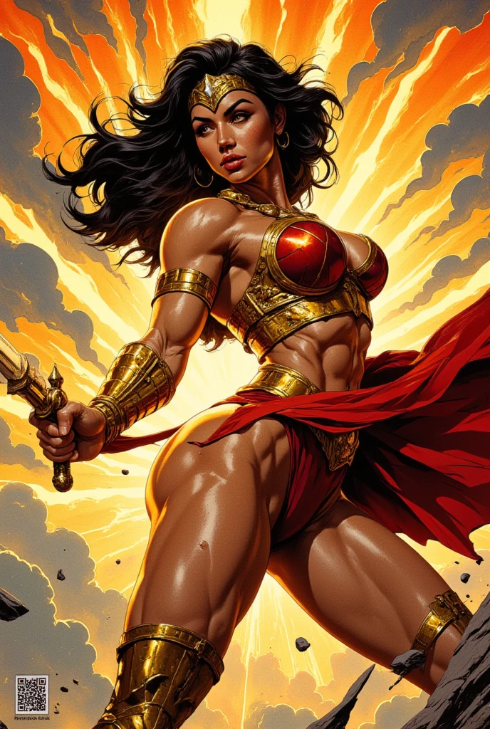 The Savage Sword of Conan, Ernie Chan art work, dynamic hero