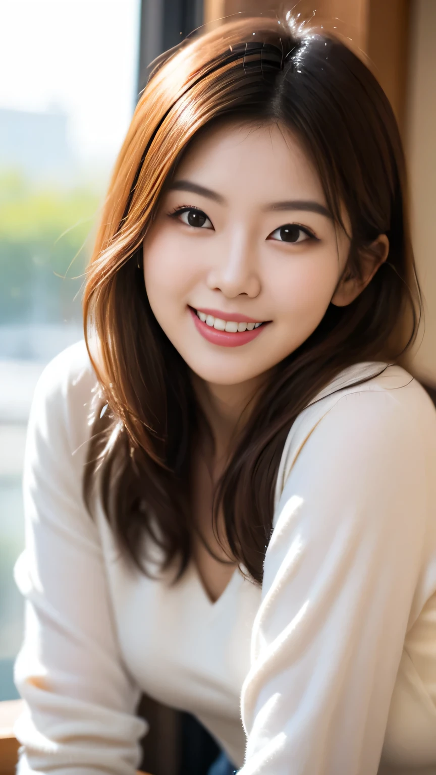 masterpiece,best quality,(Japanese ),((Beautiful girl)),cleavage,indoor,(perfect body beauty:1.2),(shy smile),beautiful teeth,