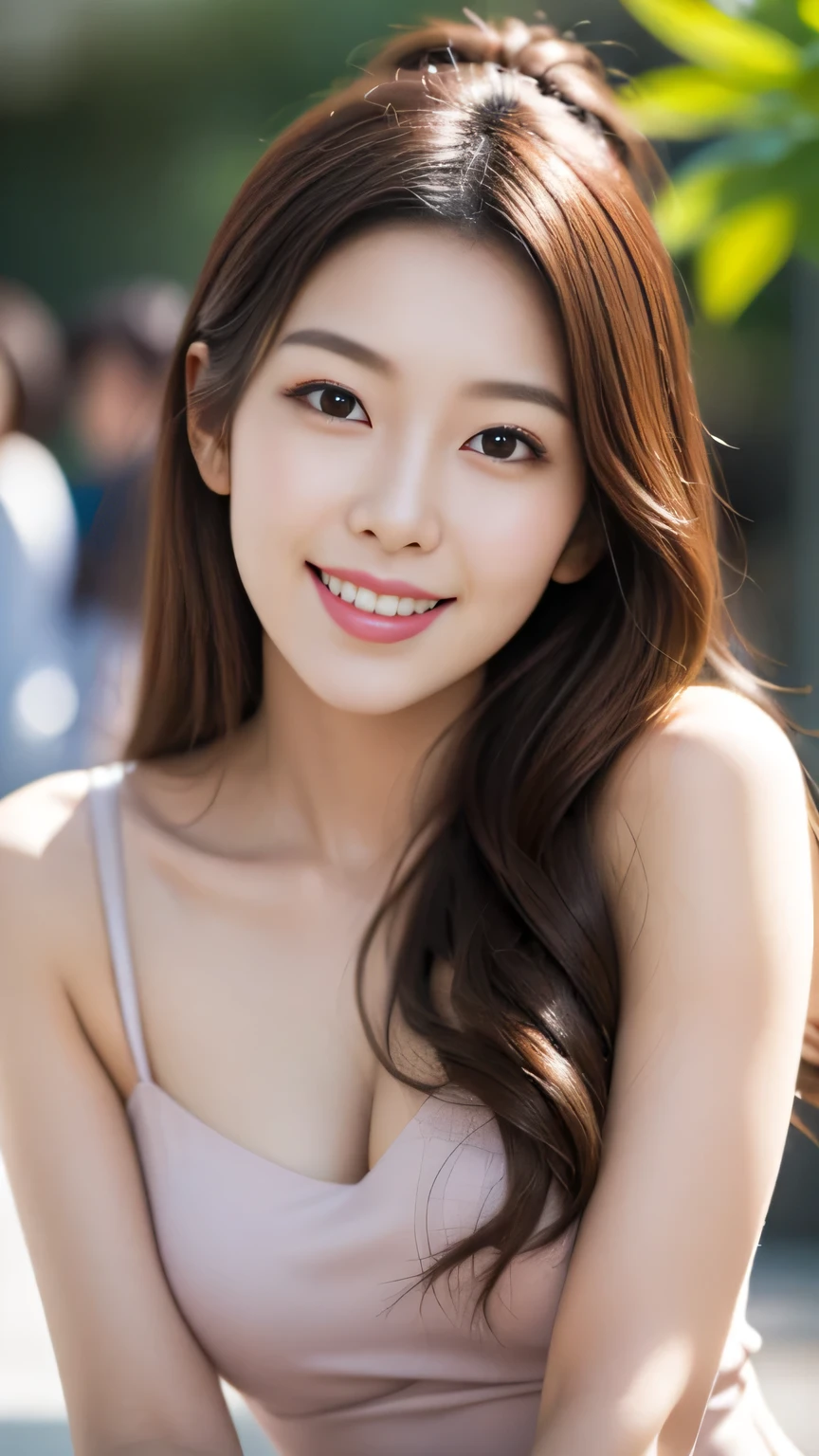Top quality, masterpiece, super high resolution, (photorealistic: 1.4), 1girl best quality, masterpiece,intricate detail, depth of field,highest quality,extremely detailed,high res,4k,ultra high res,detailed shadow,ultra realistic,realistic,dramatic lighting,1girl,solo,detailed face,detailed eye,realistic skin,Japan Beautieodern style、Smiling and seeing white teeth and healthy、Images that become popular on social media、Best Real Image Quality and People、Best Lighting、The most popular images、32C breasts, topless, teen 14yo,