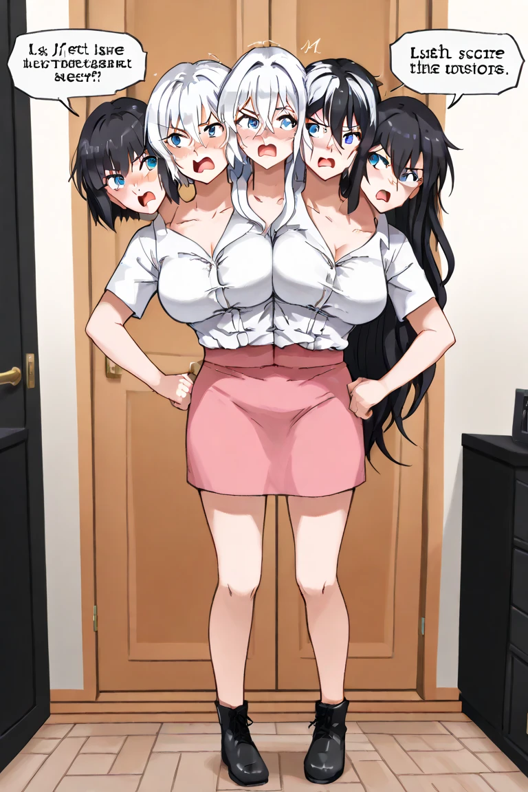 lineart, monochrome, 1girl, ((young girl)), white skin, (thin waist), ((curvy)), ((wide hips)), ((small size)), hot, upper body, ((sexy pasties)), naked whit pasties, navel, big long black hair, tomoko, sexy, slim figure, Detailed green eyes, Detailed face, Detailed eyes, tomoko kuroki, watamote