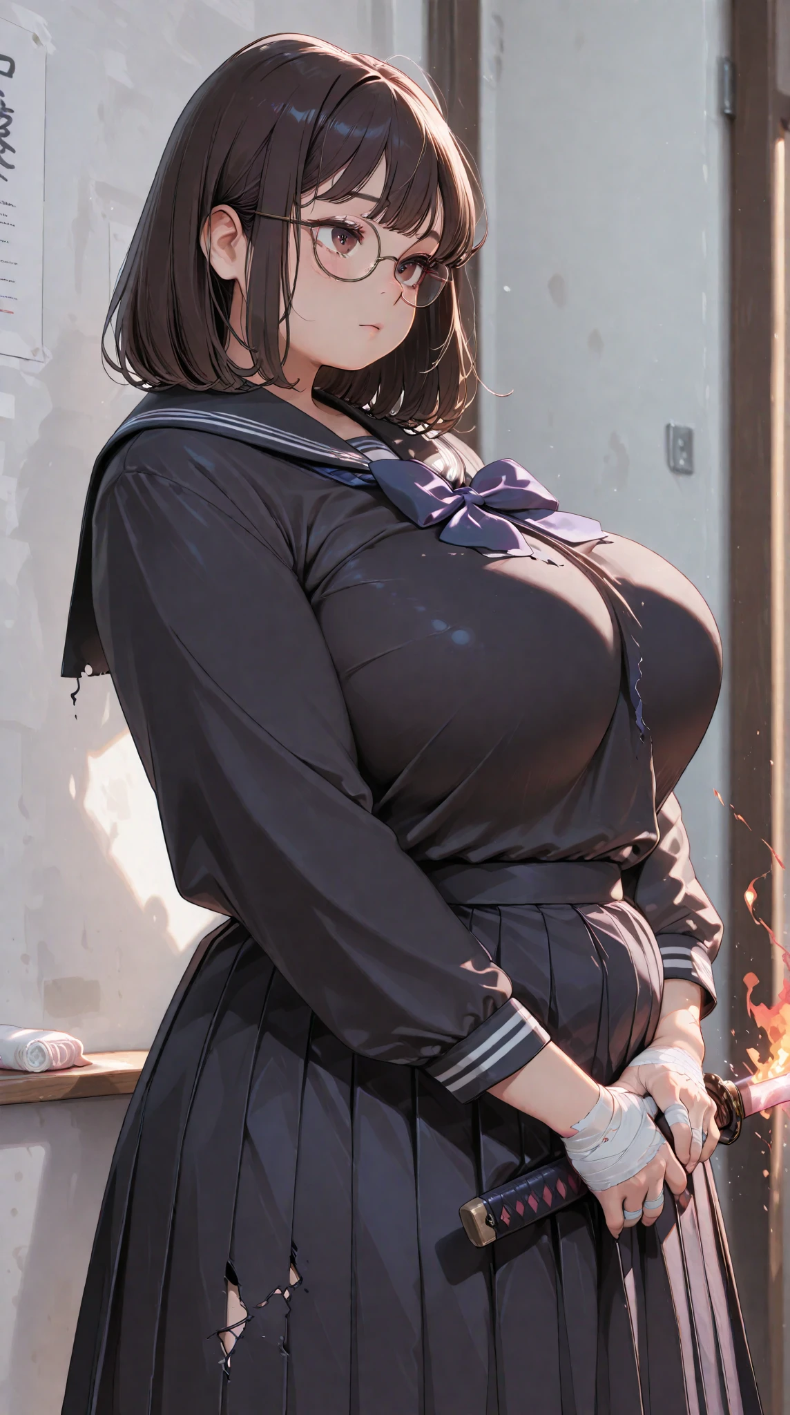  looking at viewer, (parted lips:1.2), 1 girl,((milf physique)), short hair, black hair, eyes,eyes, smile, from front,(posing her body on bed),huge breast huge pelvis thick thighs,((Blush)),,((clear details High definition body parts perfect body parts )),(((blush lush blush nose blush blush face ))),(((wearing white tight school uniform  dress))),((black tight school uniform dress  dress  sexy dress))