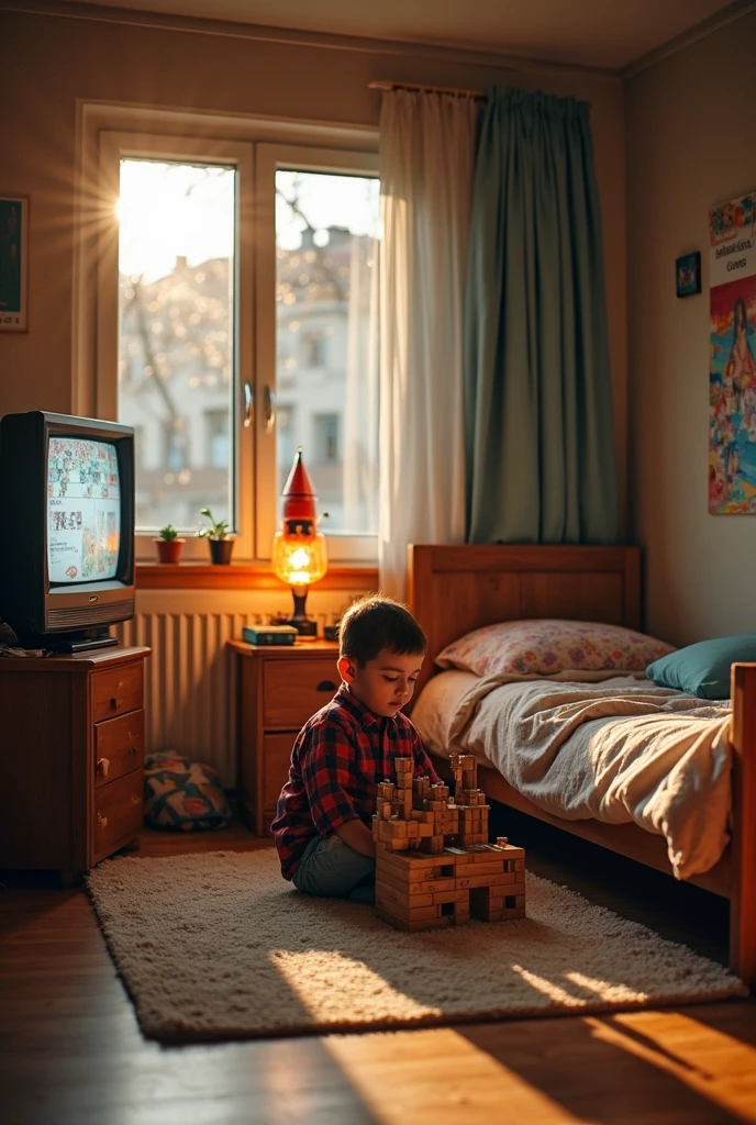 Children&#39;s cartoon about Mishka 
